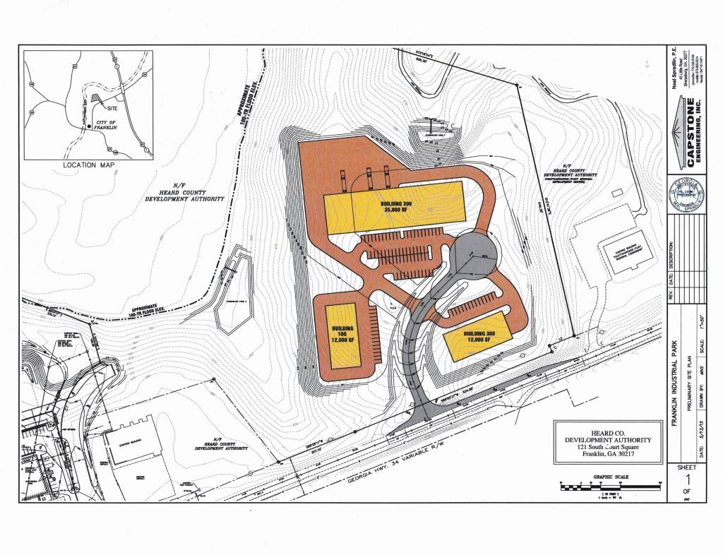 Heard County Development Authority - Site Selection Map